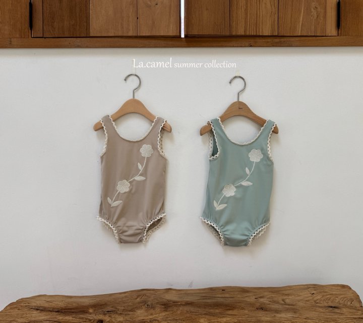 La Camel - Korean Baby Fashion - #babyfever - Daisy Swimwear - 3