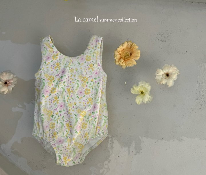 La Camel - Korean Baby Fashion - #babygirlfashion - Marigold Swimwear - 6
