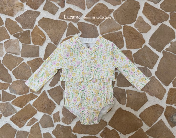 La Camel - Korean Baby Fashion - #babylifestyle - Marigold Swimwear - 7