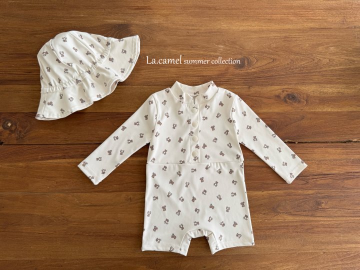 La Camel - Korean Baby Fashion - #babyoninstagram - Teddy Swimwear - 7