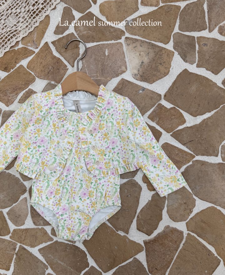 La Camel - Korean Baby Fashion - #babyootd - Marigold Swimwear - 9