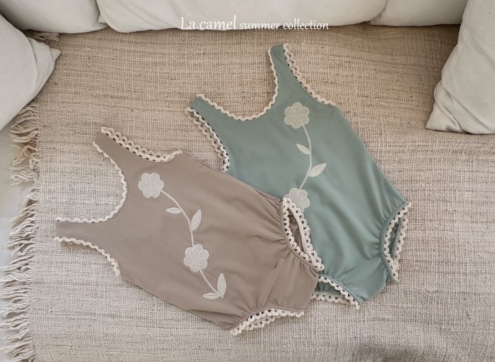 La Camel - Korean Baby Fashion - #babyootd - Daisy Swimwear - 7