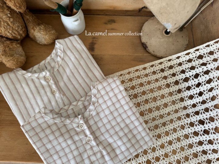 La Camel - Korean Baby Fashion - #babyootd - Latte Shirt - 2