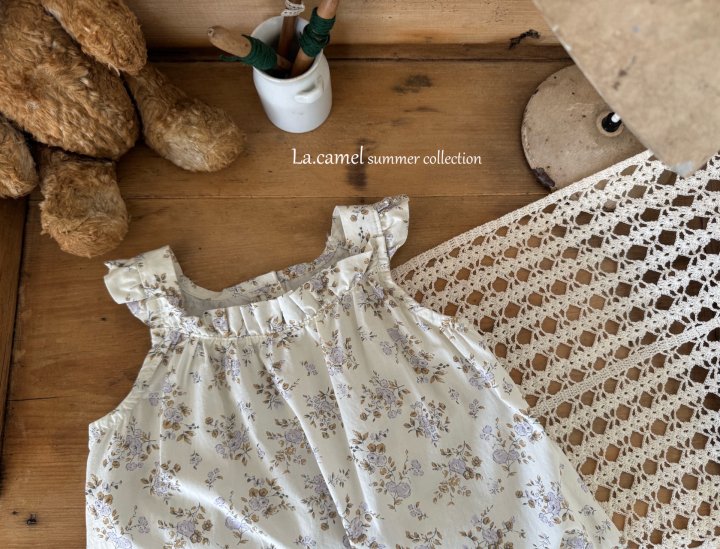 La Camel - Korean Baby Fashion - #babyoutfit - Violet One-piece - 2