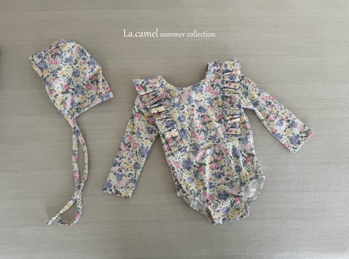 La Camel - Korean Baby Fashion - #babyoutfit - Lavender Swim Hat - 2