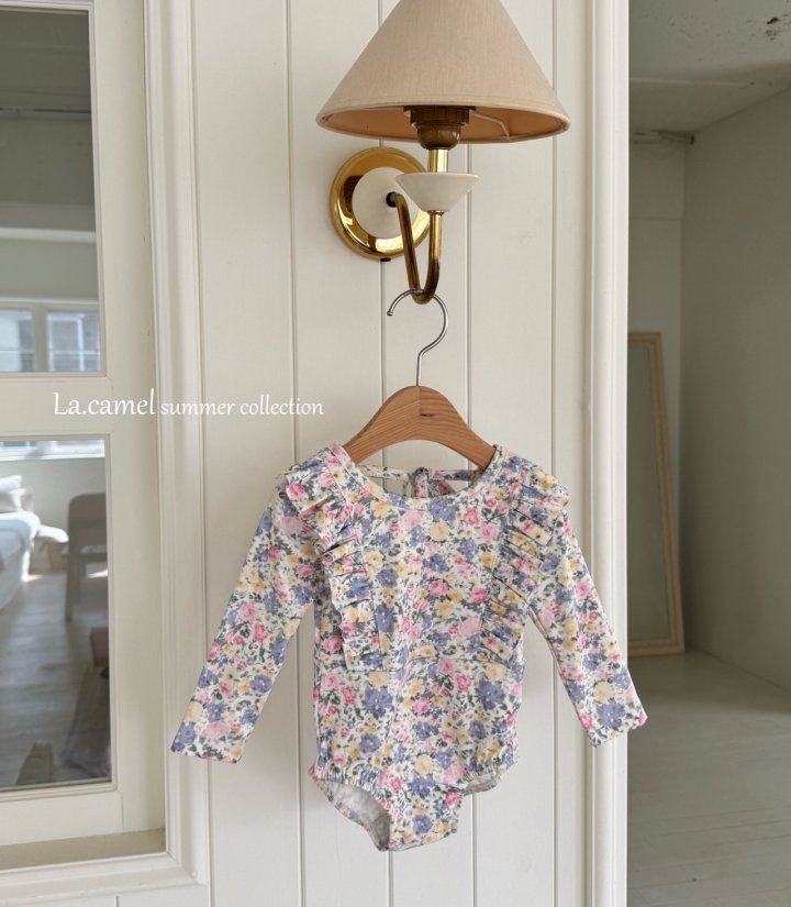 La Camel - Korean Baby Fashion - #babyoutfit - Lavender Swimwear