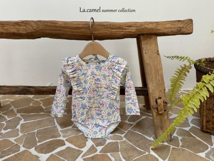 La Camel - Korean Baby Fashion - #babyoutfit - Lavender Swimwear - 2