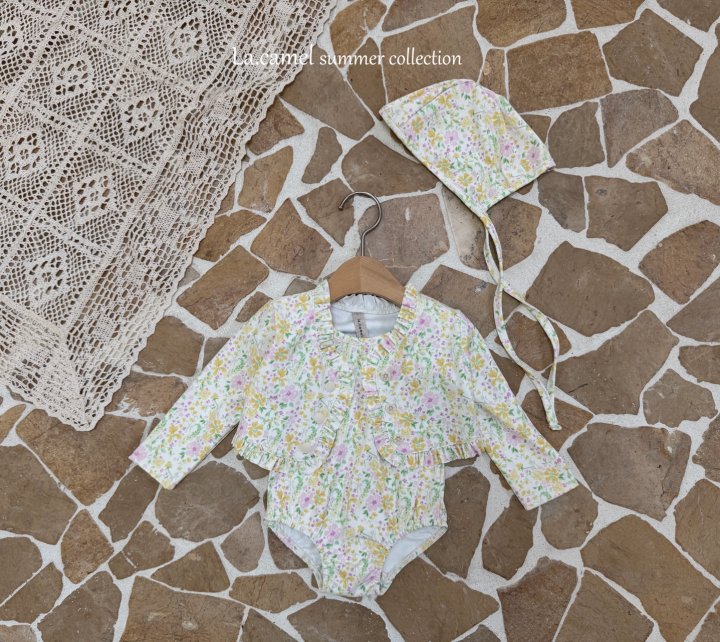La Camel - Korean Baby Fashion - #babyoutfit - Marigold Swimwear - 10