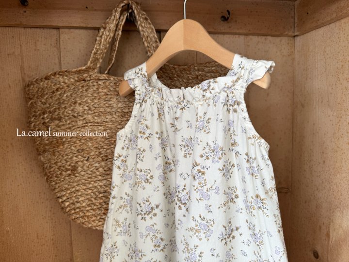La Camel - Korean Baby Fashion - #babyoutfit - Violet One-piece - 4