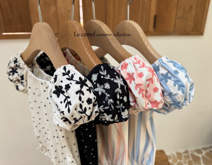 La Camel - Korean Baby Fashion - #babywear - Coco stripe Swimwear - 8