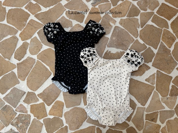 La Camel - Korean Baby Fashion - #babywear - Coco Dot Swimwear