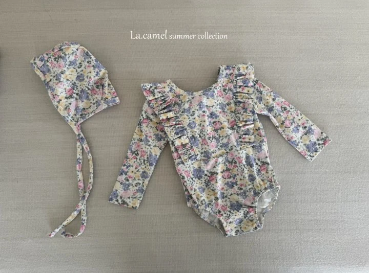 La Camel - Korean Baby Fashion - #babywear - Lavender Swimwear - 4