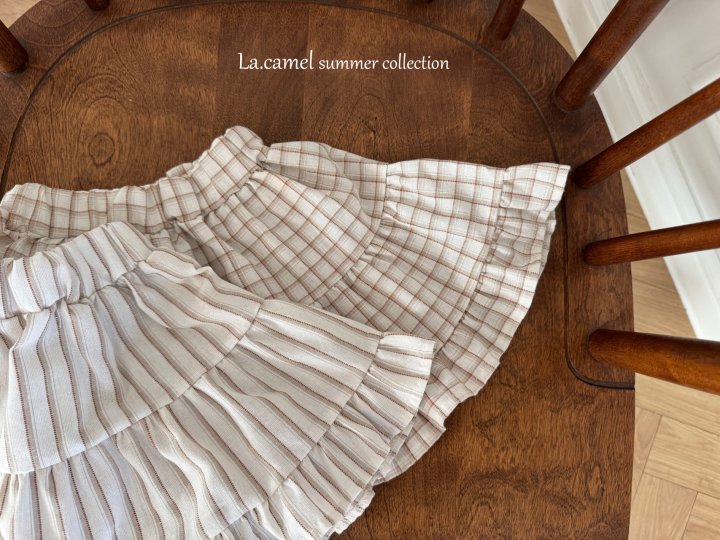 La Camel - Korean Baby Fashion - #onlinebabyboutique - Latte Skirt - 7