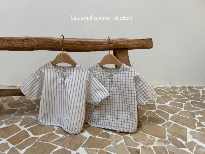 La Camel - Korean Baby Fashion - #onlinebabyboutique - Latte Shirt - 6