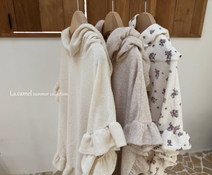 La Camel - Korean Baby Fashion - #onlinebabyshop - Hood Towel - 2