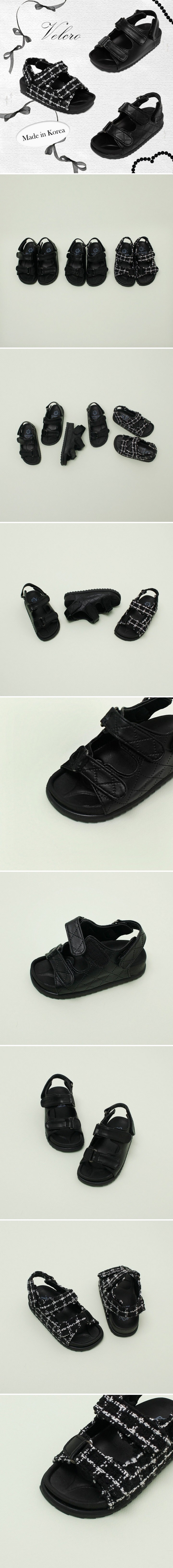 La Stella - Korean Children Fashion - #prettylittlegirls - Velcro Sandals