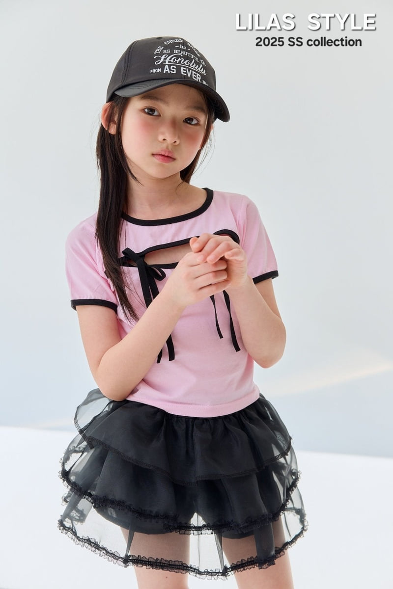 Lilas - Korean Children Fashion - #Kfashion4kids - Nana Ribbon Tee - 9
