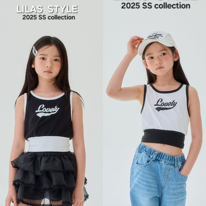 Lilas - Korean Children Fashion - #Kfashion4kids - Raglan So Hot Sleeveless Tee