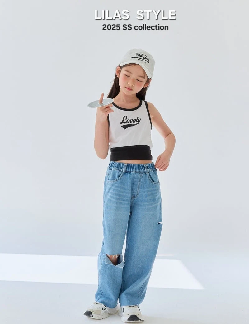 Lilas - Korean Children Fashion - #Kfashion4kids - Denim Pants - 6