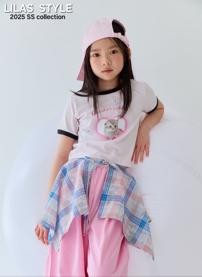 Lilas - Korean Children Fashion - #Kfashion4kids - Here There Check Wrap - 3