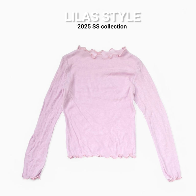 Lilas - Korean Children Fashion - #childofig - Cooling Ribbed Tee - 6