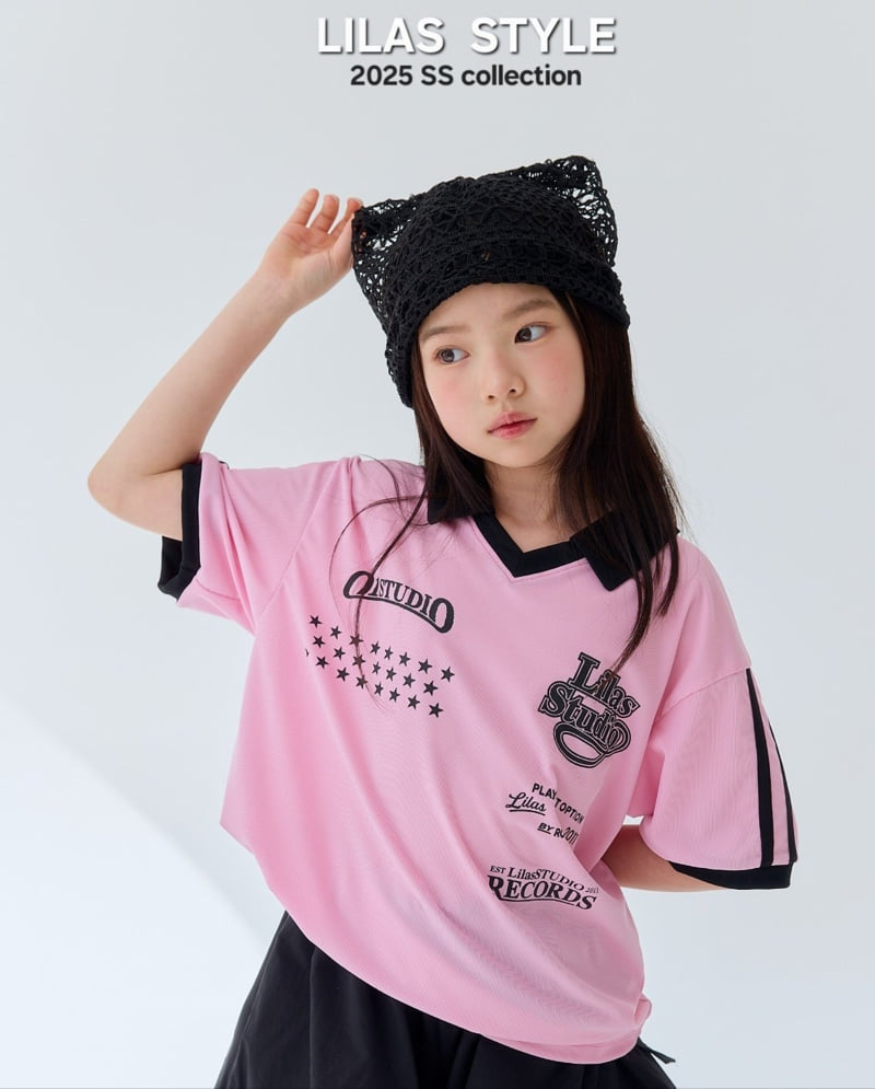 Lilas - Korean Children Fashion - #childofig - Collar Long Tee - 10