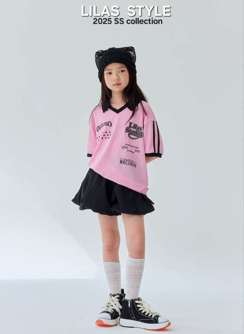 Lilas - Korean Children Fashion - #childofig - Collar Long Tee - 9
