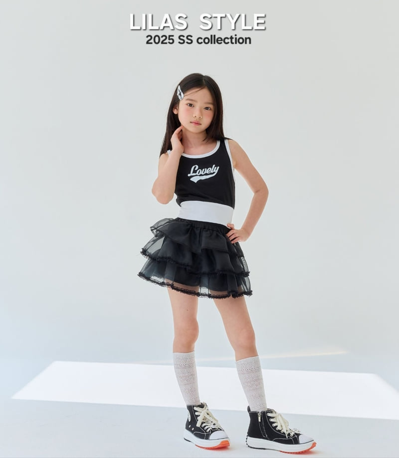 Lilas - Korean Children Fashion - #childofig - Raglan So Hot Sleeveless Tee - 6