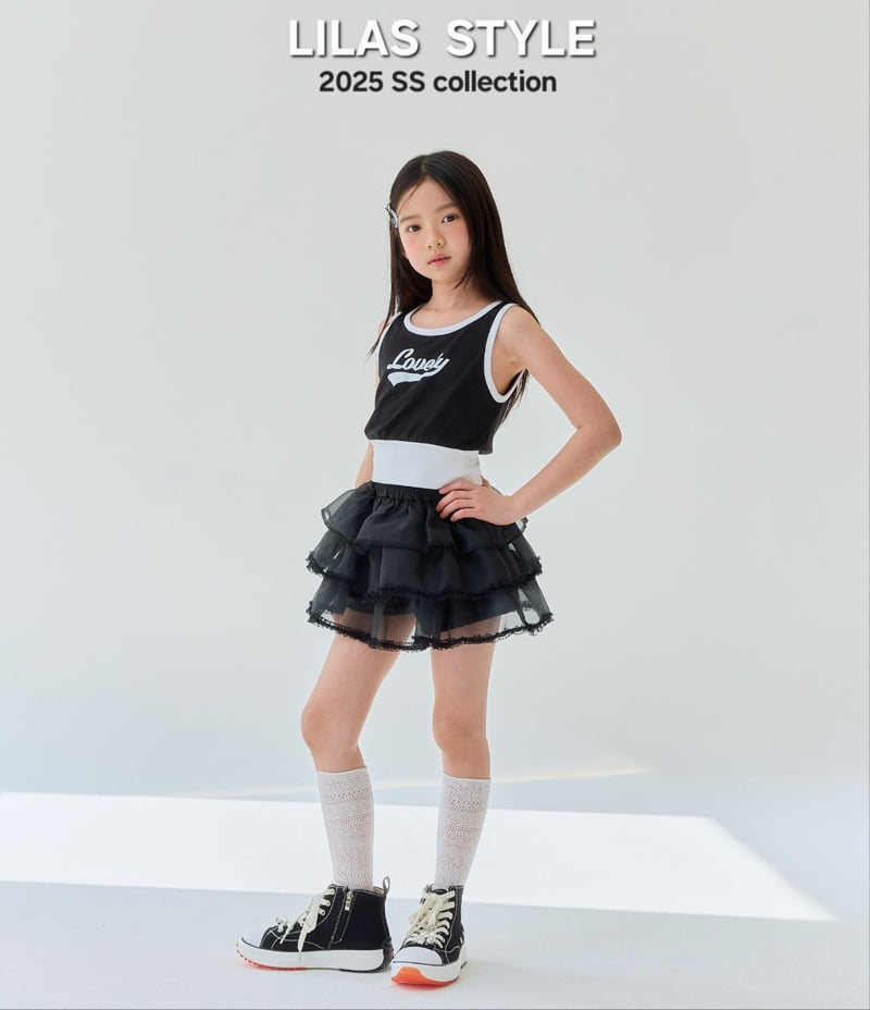 Lilas - Korean Children Fashion - #childofig - Raglan So Hot Sleeveless Tee - 7