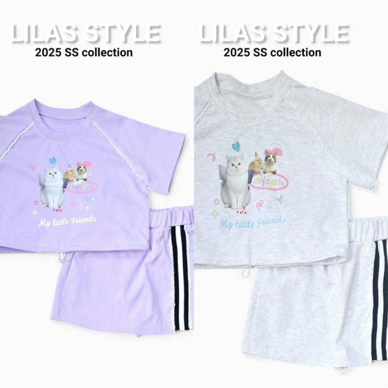 Lilas - Korean Children Fashion - #childofig - Endol Cat Set