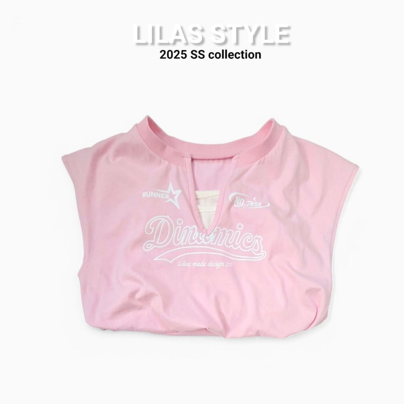 Lilas - Korean Children Fashion - #childrensboutique - Rhythm Sleeveless Tee - 3