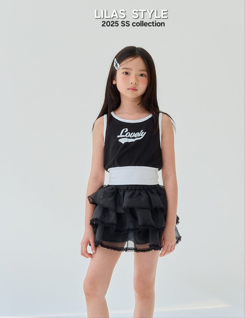Lilas - Korean Children Fashion - #childrensboutique - Raglan So Hot Sleeveless Tee - 8