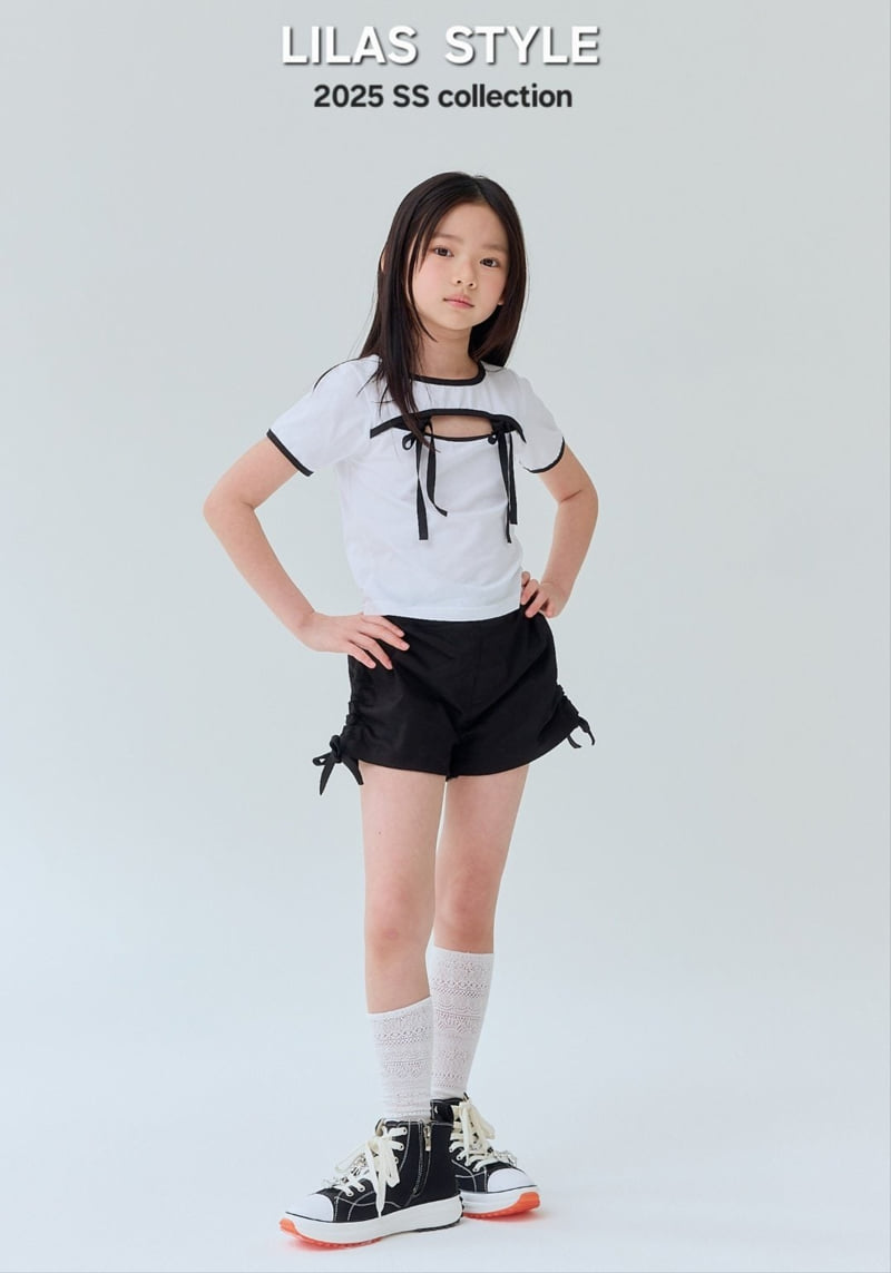 Lilas - Korean Children Fashion - #designkidswear - Nana Ribbon Tee - 3