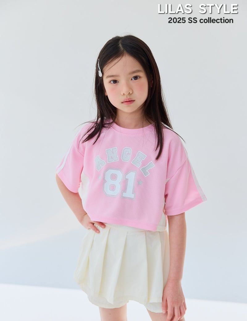 Lilas - Korean Children Fashion - #designkidswear - Angel Crop Tee - 8