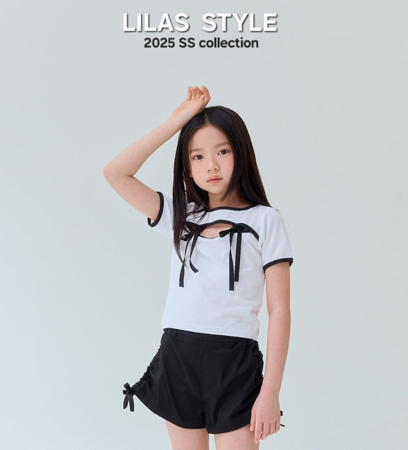 Lilas - Korean Children Fashion - #designkidswear - Nana Ribbon Tee - 4