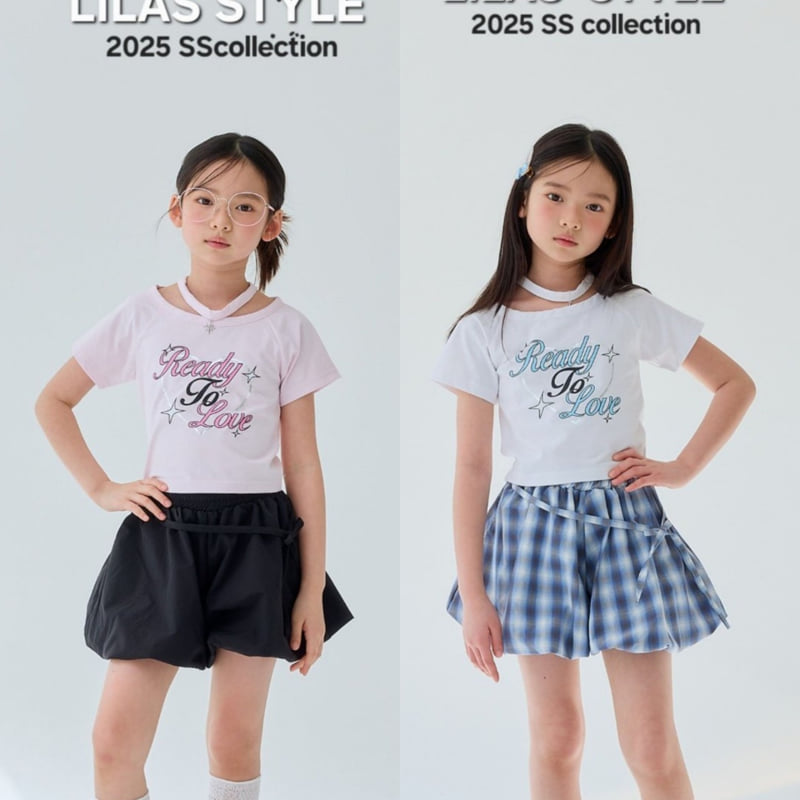 Lilas - Korean Children Fashion - #discoveringself - Necklace Tee