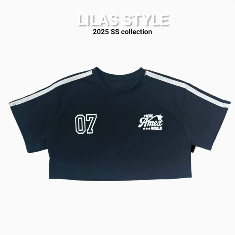 Lilas - Korean Children Fashion - #fashionkids - Seven Crop Tee - 12