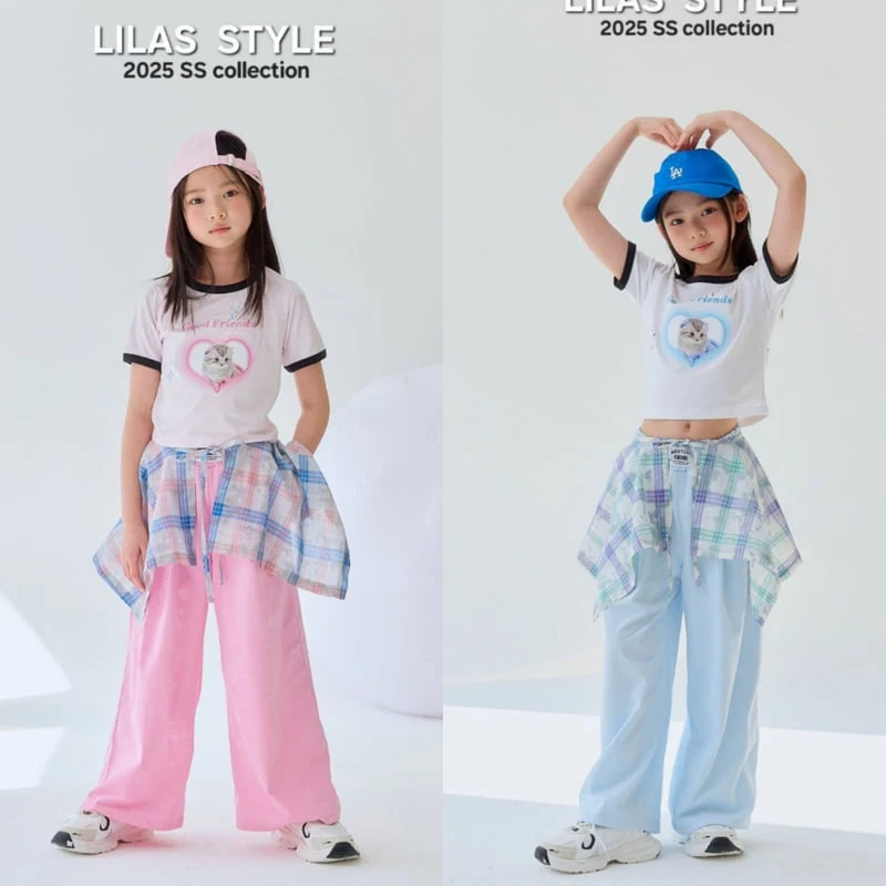 Lilas - Korean Children Fashion - #kidsstore - Here There Check Wrap