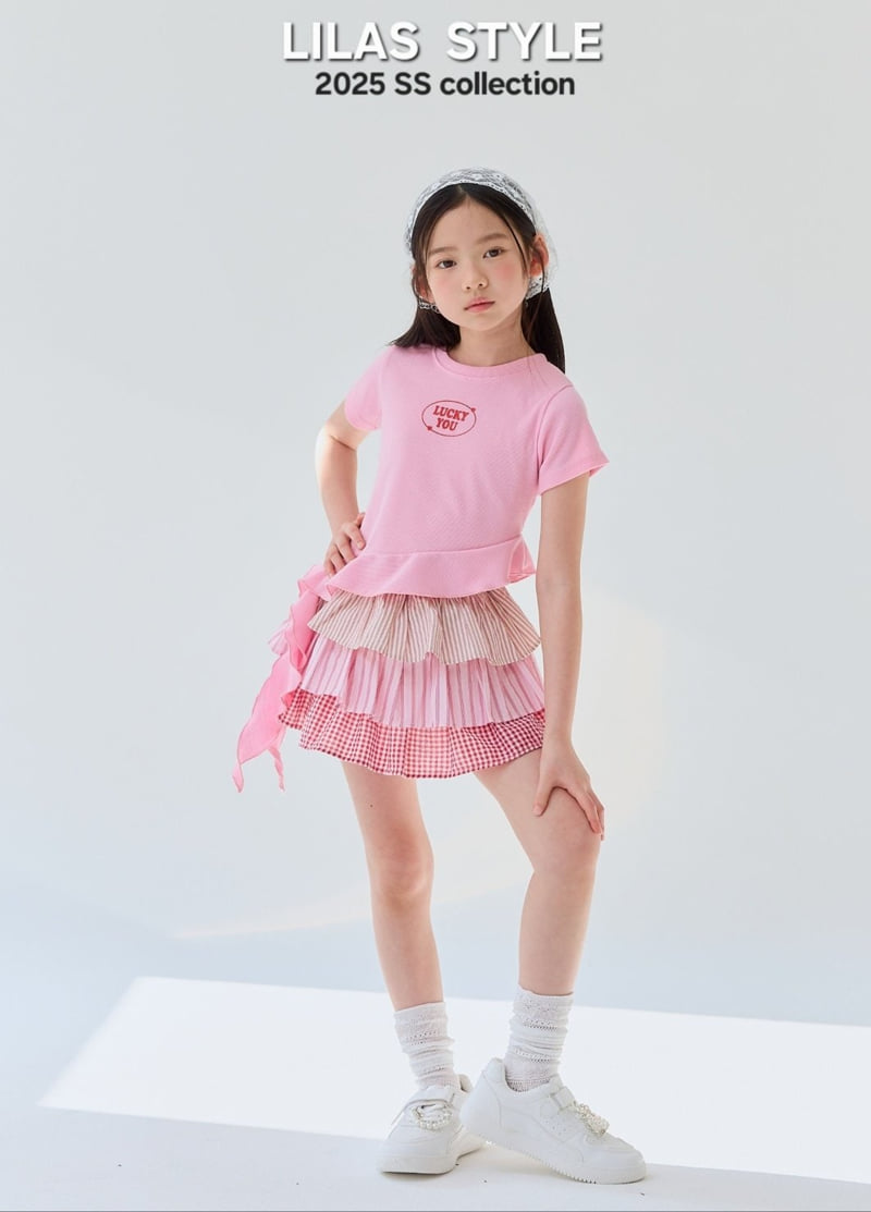 Lilas - Korean Children Fashion - #kidzfashiontrend - Harmony Rib Tee - 2