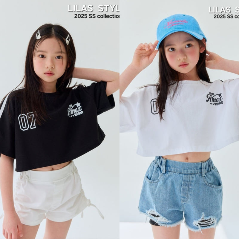 Lilas - Korean Children Fashion - #kidzfashiontrend - Seven Crop Tee