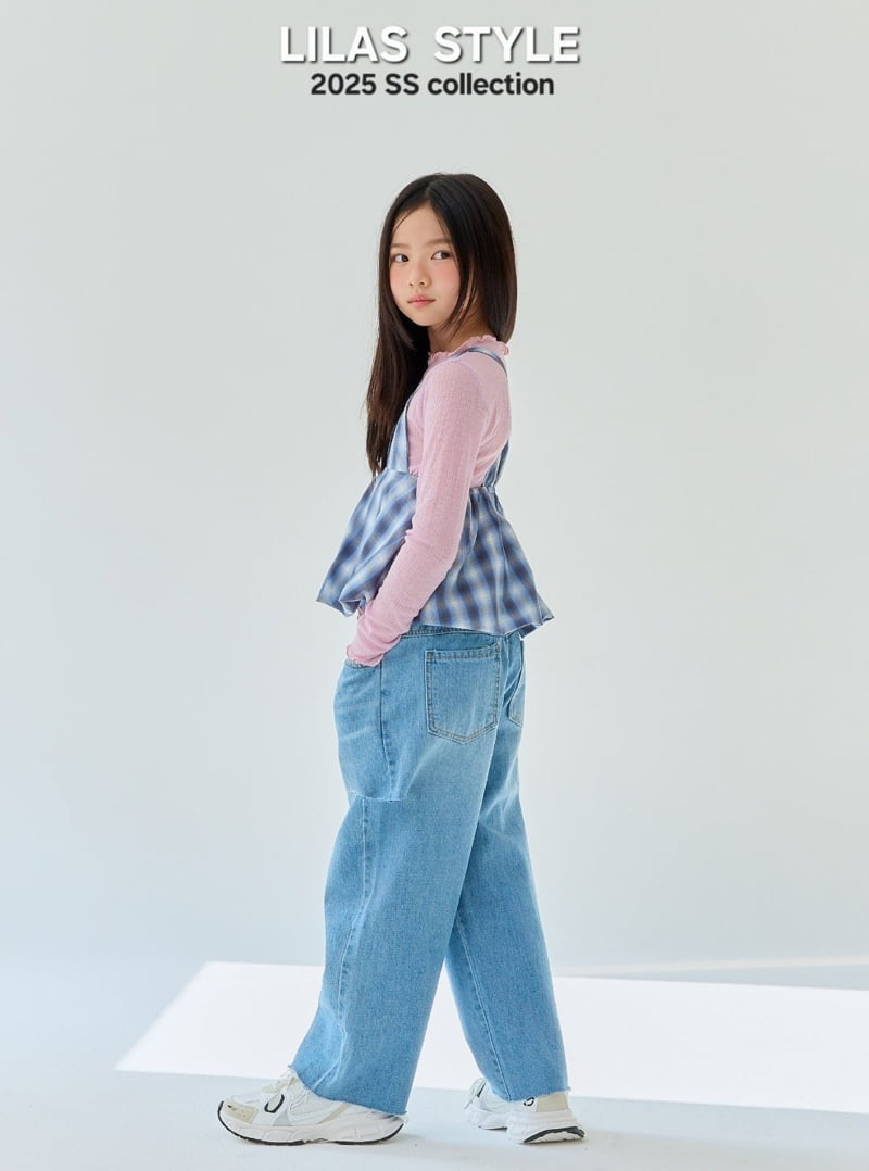 Lilas - Korean Children Fashion - #kidzfashiontrend - Denim Pants - 5