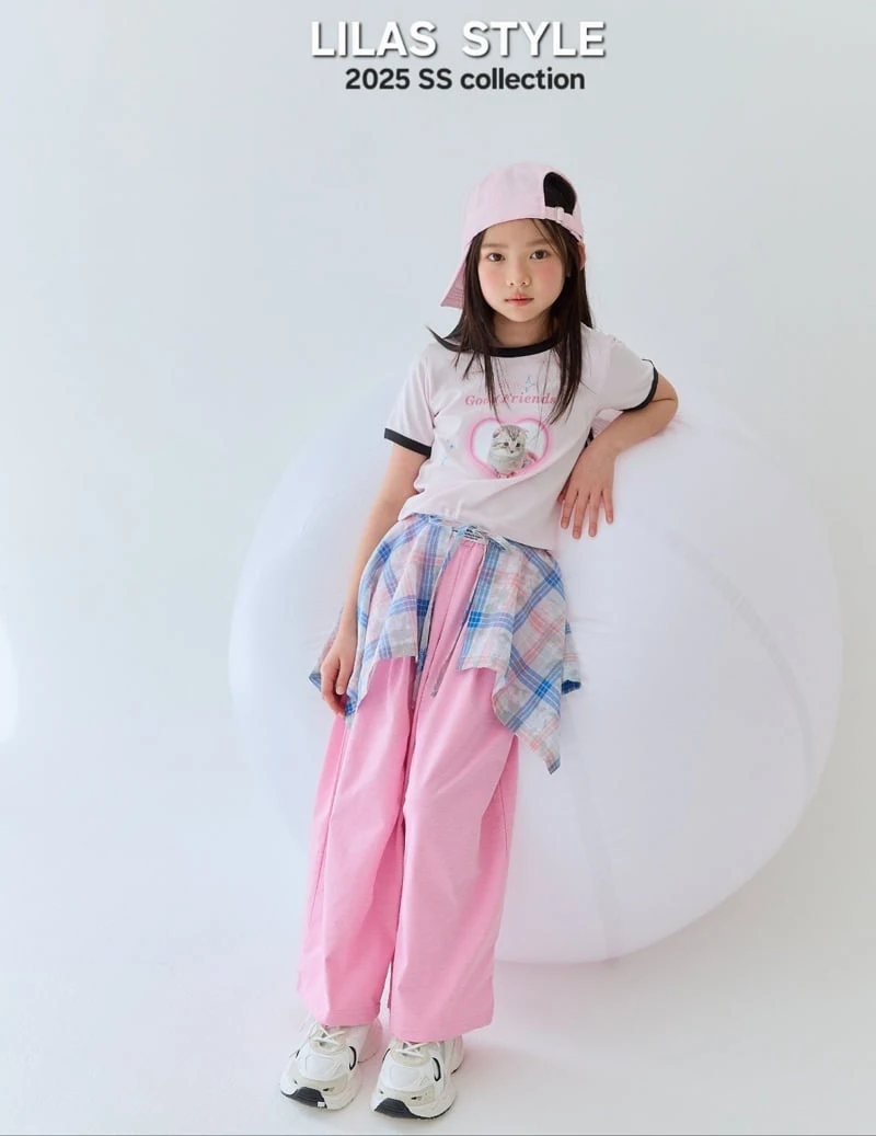 Lilas - Korean Children Fashion - #kidzfashiontrend - Here There Check Wrap - 2