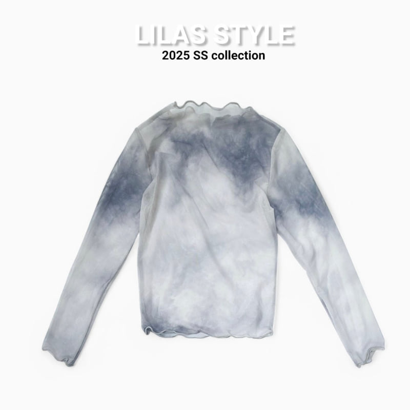 Lilas - Korean Children Fashion - #magicofchildhood - Water Printed Mesh Tee