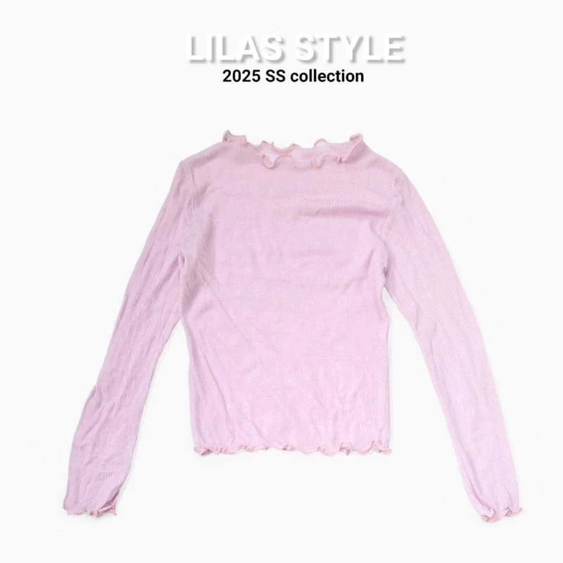 Lilas - Korean Children Fashion - #minifashionista - Cooling Ribbed Tee
