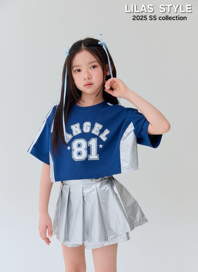 Lilas - Korean Children Fashion - #minifashionista - Angel Crop Tee - 3