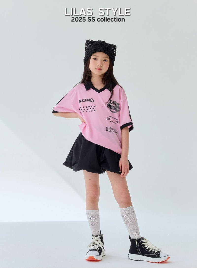Lilas - Korean Children Fashion - #prettylittlegirls - Collar Long Tee - 8