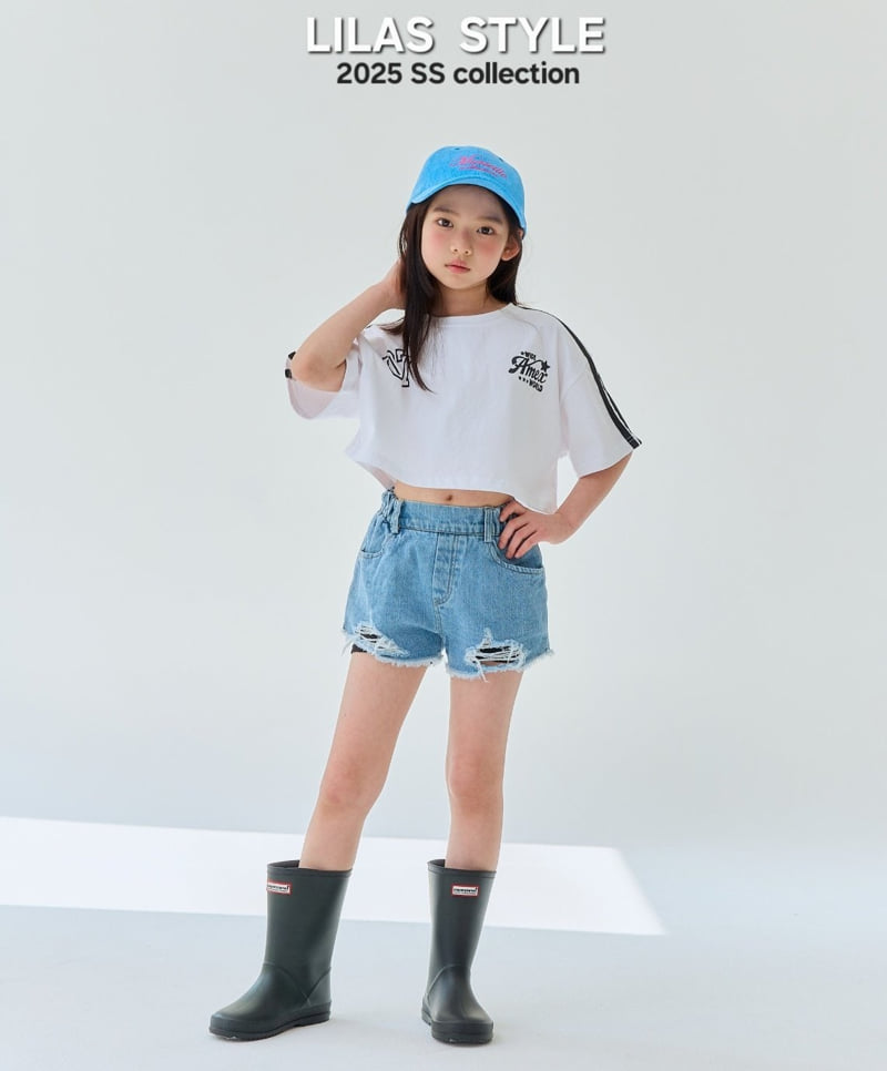 Lilas - Korean Children Fashion - #prettylittlegirls - Unique Blue Short Pants - 9