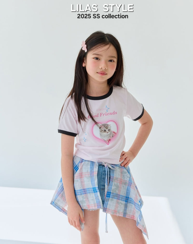 Lilas - Korean Children Fashion - #toddlerclothing - Here There Check Wrap - 9
