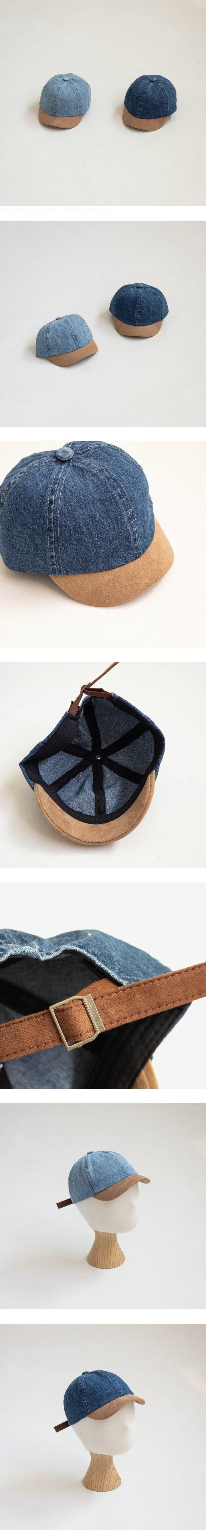 Little Hat - Korean Baby Fashion - #babyboutiqueclothing - Short Blue Ball Cap