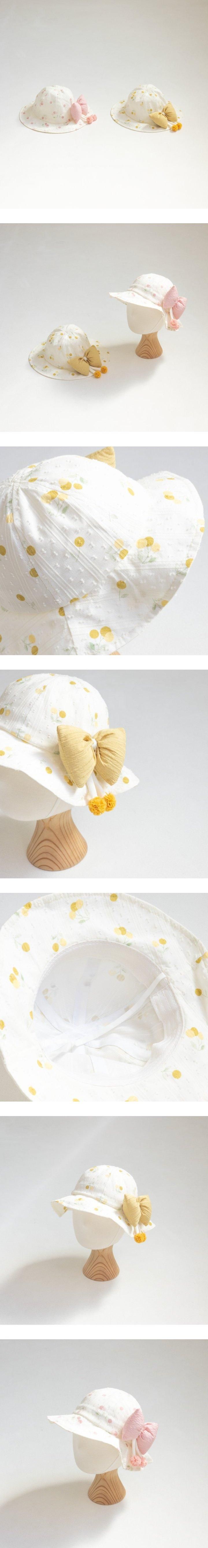 Little Hat - Korean Baby Fashion - #babyootd - Big Ribbon Sun Hat